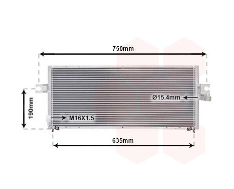 Condenser, air conditioning 13005243 International Radiators, Image 2