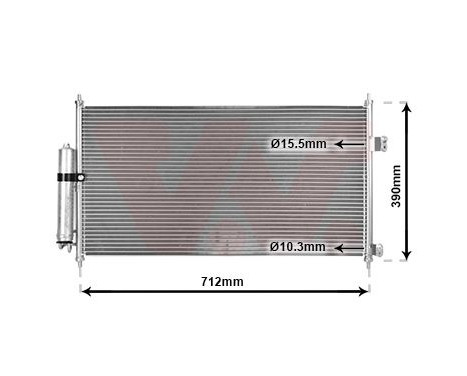 Condenser, air conditioning 13005263 International Radiators, Image 2