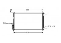 Condenser, air conditioning 13005332 International Radiators