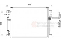Condenser, air conditioning 13005398 International Radiators