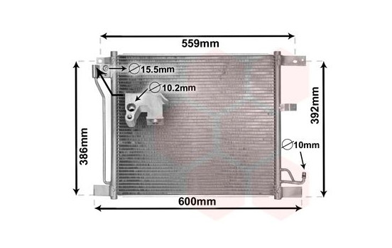 Condenser, air conditioning 13005401 International Radiators