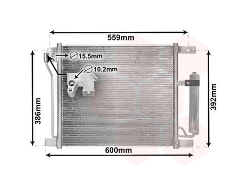 Condenser, air conditioning 13015401 International Radiators