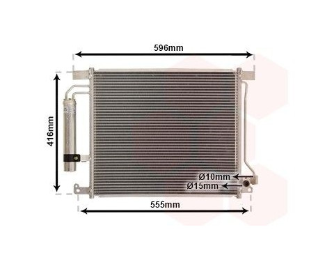 Condenser, air conditioning 13015703 International Radiators
