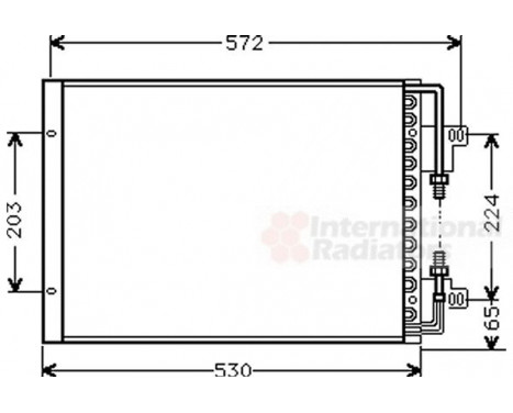 Condenser, air conditioning 17005155 International Radiators, Image 2