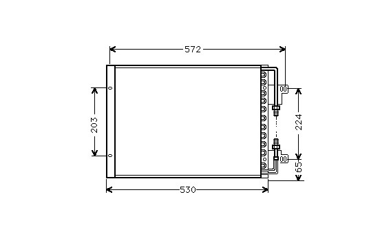Condenser, air conditioning 17005155 International Radiators