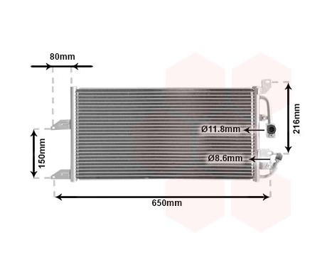 Condenser, air conditioning 17005205 International Radiators, Image 2