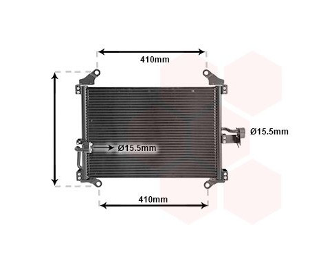 Condenser, air conditioning 17005206 International Radiators, Image 2