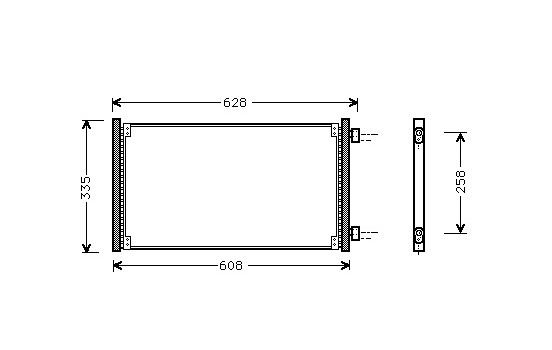Condenser, air conditioning 17005213 International Radiators