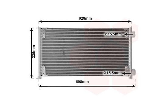 Condenser, air conditioning 17005213 International Radiators, Image 2