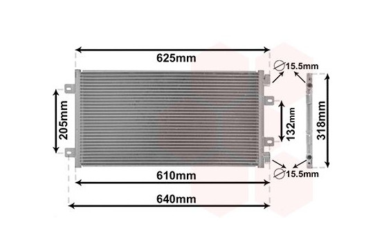 Condenser, air conditioning 17005219 International Radiators, Image 2