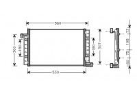 Condenser, air conditioning 17005222 International Radiators