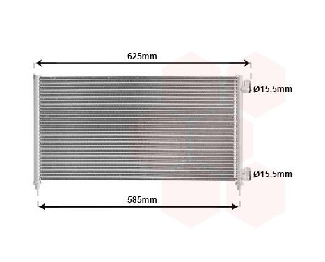 Condenser, air conditioning 17005256 International Radiators, Image 2