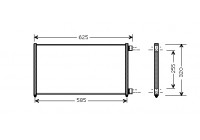 Condenser, air conditioning 17005256 International Radiators
