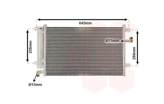 Condenser, air conditioning 17005328 International Radiators, Image 2