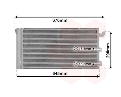 Condenser, air conditioning 17005406 International Radiators, Image 2