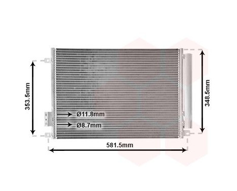 Condenser, air conditioning 17015700 International Radiators