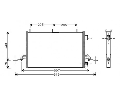 Condenser, air conditioning 18005242 International Radiators