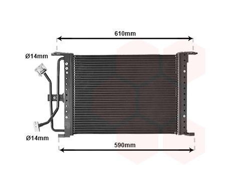 Condenser, air conditioning 18005258 International Radiators, Image 2