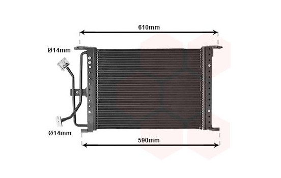 Condenser, air conditioning 18005258 International Radiators, Image 2