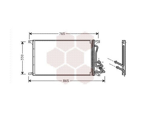Condenser, air conditioning 18005304 International Radiators, Image 2