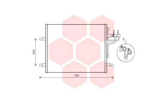 Condenser, air conditioning 18005483 International Radiators, Image 2