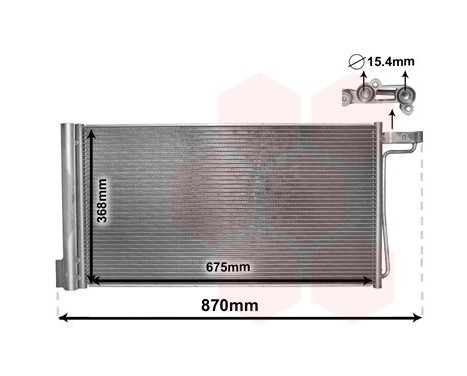 Condenser, air conditioning 18005485 International Radiators, Image 2