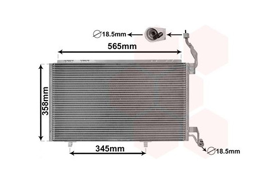 Condenser, air conditioning 18005606 International Radiators