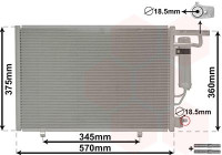 Condenser, air conditioning 18015704 International Radiators Plus