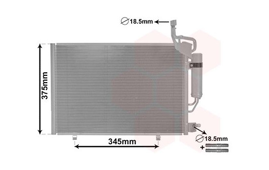 Condenser, air conditioning 18015705 International Radiators Plus