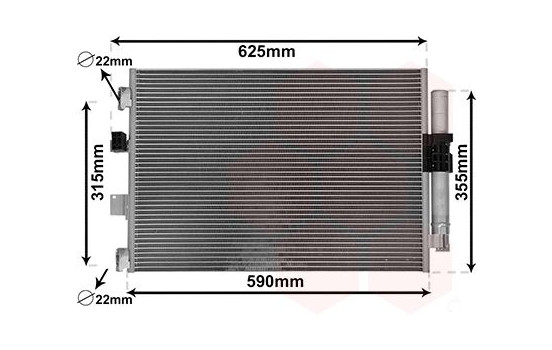 Condenser, air conditioning 18015709 International Radiators