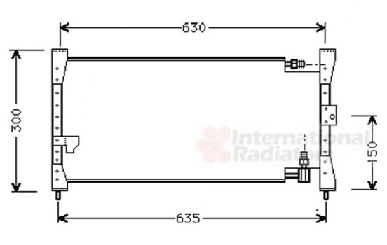 Condenser, air conditioning 25005088 International Radiators, Image 2