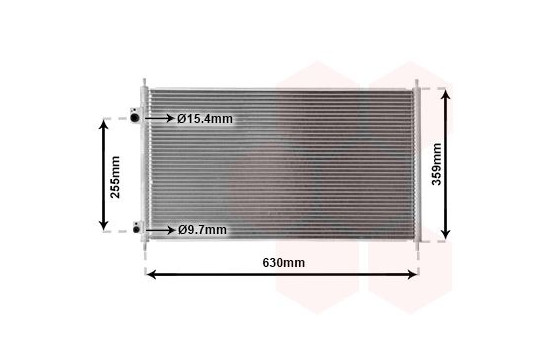 Condenser, air conditioning 25005165 International Radiators