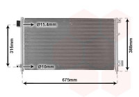 Condenser, air conditioning 25005185 International Radiators