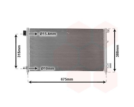 Condenser, air conditioning 25005185 International Radiators