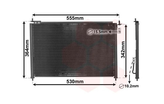 Condenser, air conditioning 25005209 International Radiators