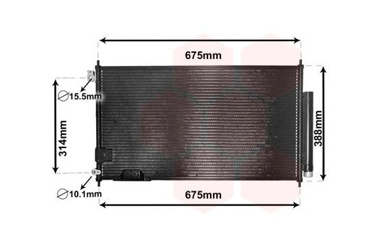 Condenser, air conditioning 25005239 International Radiators