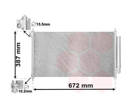 Condenser, air conditioning 25005276 International Radiators