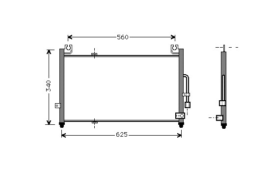 Condenser, air conditioning 27005104 International Radiators