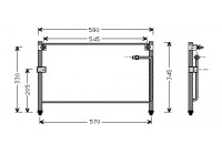 Condenser, air conditioning 27005112 International Radiators