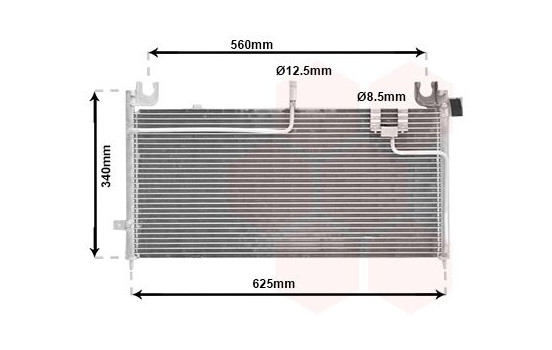 Condenser, air conditioning 27005125 International Radiators, Image 2