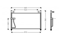 Condenser, air conditioning 27005126 International Radiators