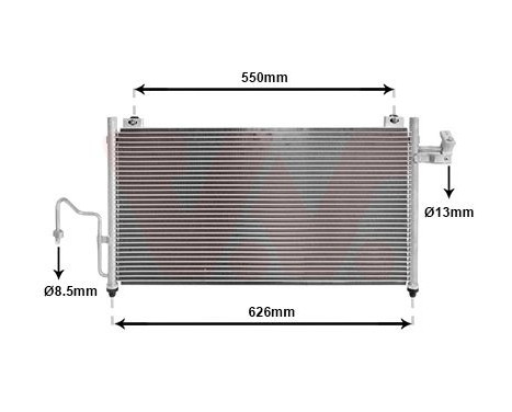 Condenser, air conditioning 27005147 International Radiators, Image 2