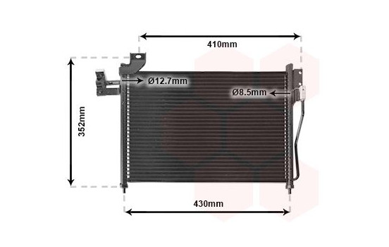 Condenser, air conditioning 27005155 International Radiators, Image 2
