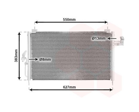 Condenser, air conditioning 27005159 International Radiators, Image 2