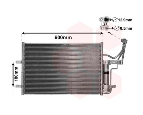 Condenser, air conditioning 27005184 International Radiators, Image 2