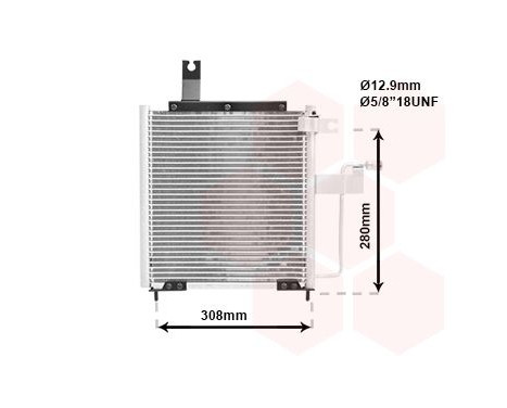 Condenser, air conditioning 27005197 International Radiators, Image 2