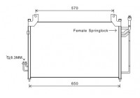 Condenser, air conditioning 27005240 International Radiators