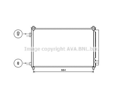 Condenser, air conditioning 27005241 International Radiators, Image 2