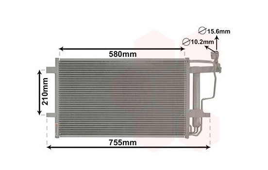 Condenser, air conditioning 27005242 International Radiators