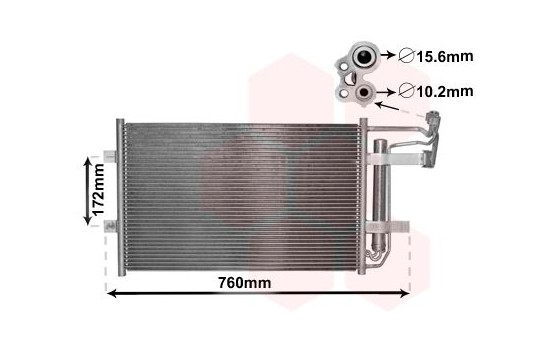 Condenser, air conditioning 27005252 International Radiators